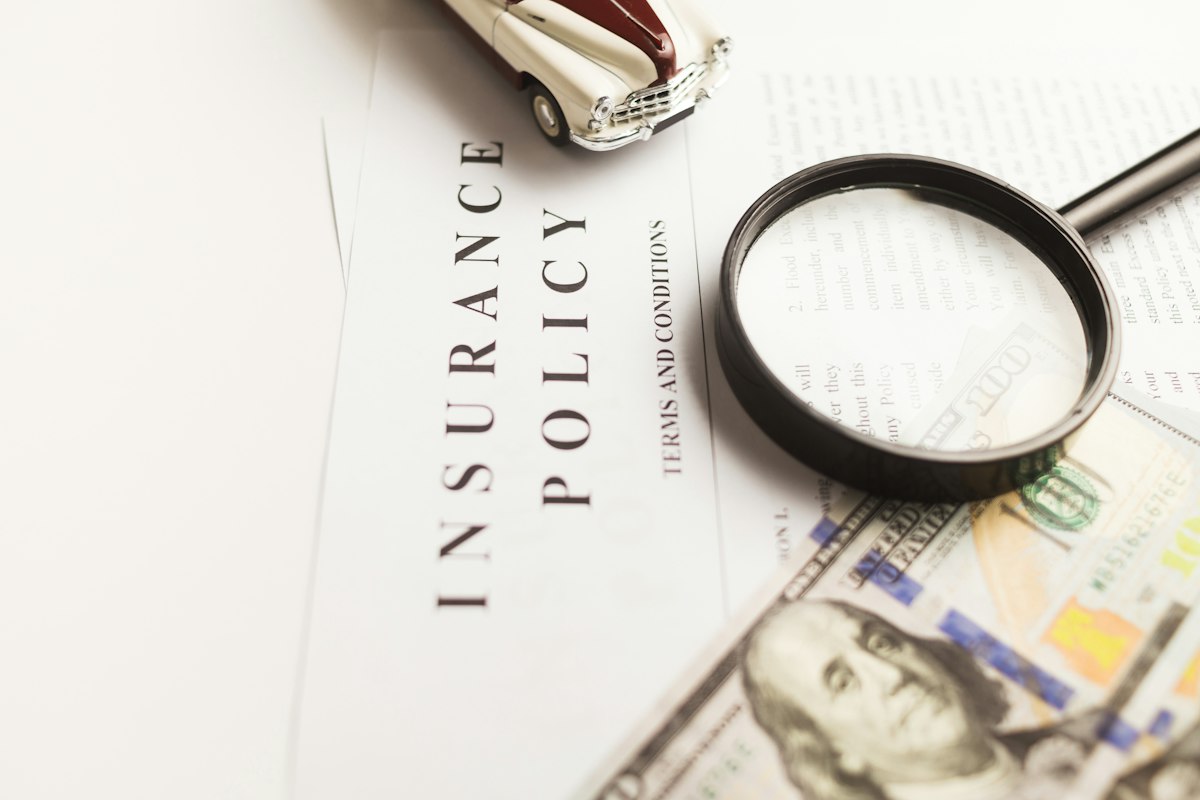 Insurance claim and policy documents